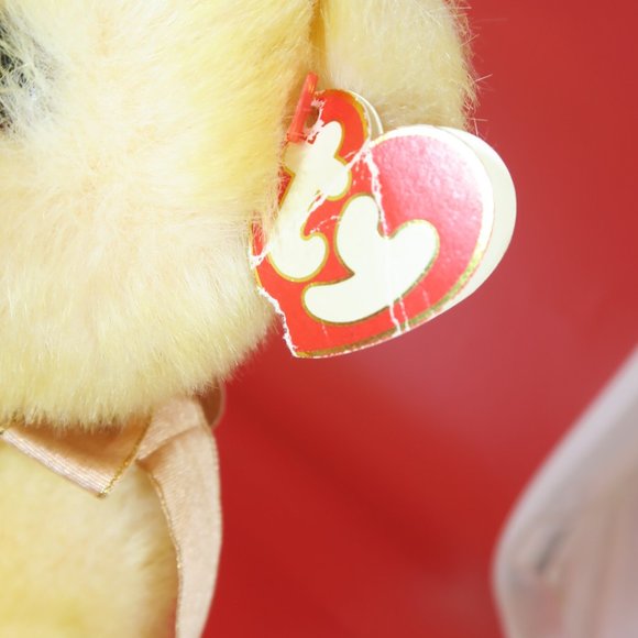 Ty Toys Ty 999 Classic Golden Plush Butterbeary Teddy Bear Stuffed